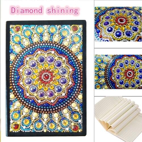 Diamond Embroidery notebook Diary Book Sale New style 2020 DIY Crystal full drill 5D diamond painting mosaic round rhinestone