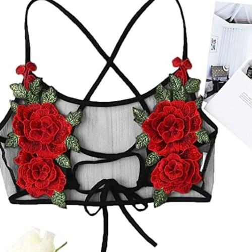 Top Bra Sexy Lace Bralette Lingerie Womens Bra Bustier Corset Top Transparent Push up Bra for Women Top Brassiere