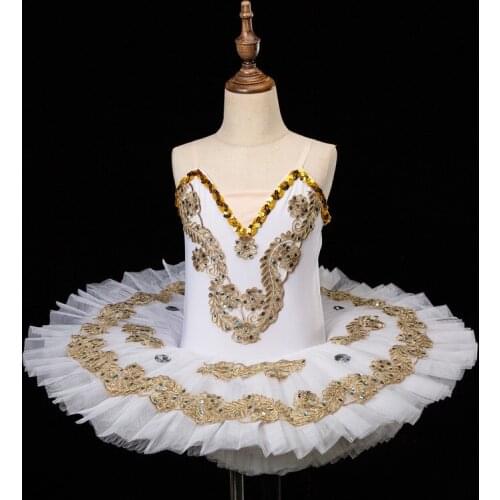 Childrens tutu tutu skirt little swan dance skirt suspenders tutu skirt girls performance clothes practice clothes