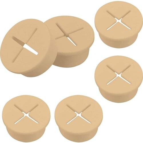 3Colors Flexible Silicone Cable Cord Grommet Desk Grommets Rubber Cable Wire Hole Cover For Office Computer Desk Table TV Consol
