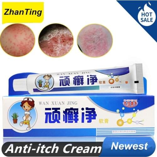 Anti-itch Cream Psoriasis Treatment Antibacterial Dermatitis Pruritus Eczematoid Herbal Ointment Skin Care Anti-itch Cream