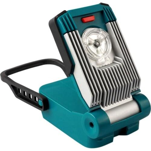 HOT For Makita 14.4V/18V 9W LED Work Light Lithium Battery USB Portable Outdoor Lamp Spotlight Flashlight