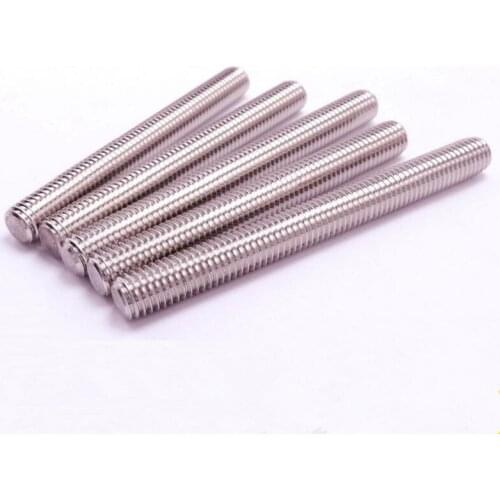 M8 304 stainless steel screw headless bolt stud teeth 8mm X 100MM X10