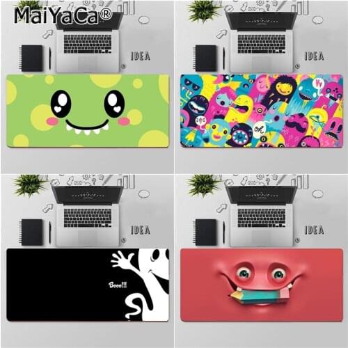 Maiyaca Top Quality Cute Animated Monster Customized laptop Gaming mouse pad Free Shipping Large Mouse Pad Keyboards Mat