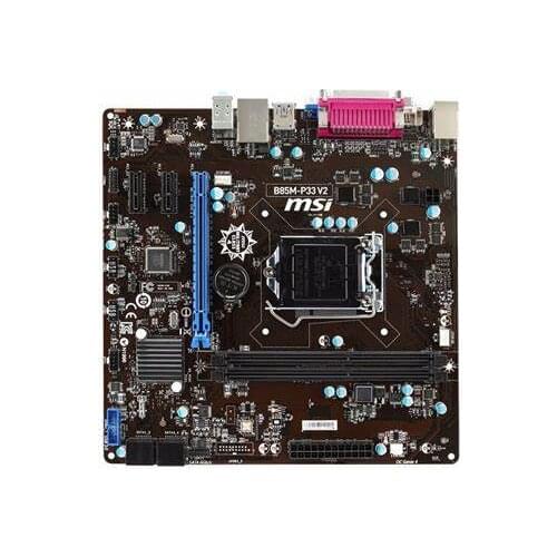 For MSI B85M-P33 V2 LGA1150 B85 motherboard supports G3260 USB3 SATA3 Original Used motherboard