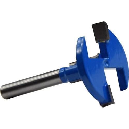 New 6mm 1/4 inch Shank Tongue Groove Joint Assembly Router Bit Set Wood Cutting Tool Straight Edge T-slot Milling Cutter