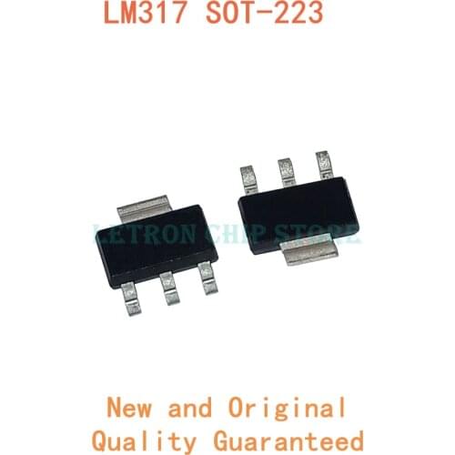 10PCS LM317 SOT223 LM317G SOT-223 LM317K LM317DCYR SMD new and original IC Chipset