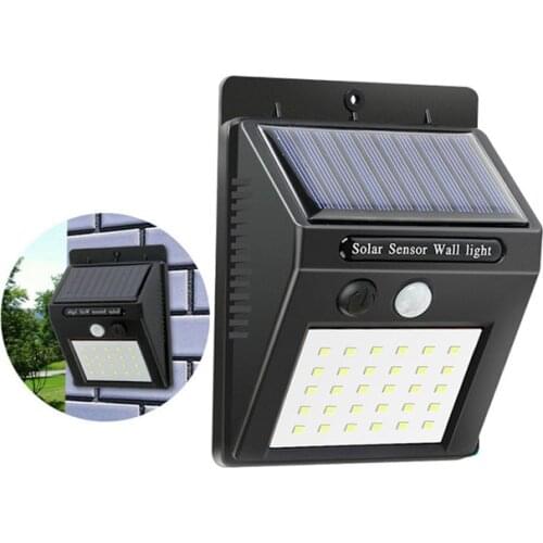 LED flashlight outdoor sensor wall waterproof solar garden street light sensor automatically lamp motion public road Night blubs