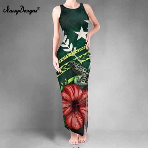 Noisydesigns Dresses For Women 2021 4xl Hibiscus Blossom Printing Female Slit Vest Dresses Summer Bodycon Vestidos De Fiesta