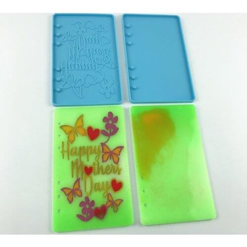Notebook A6 Cover Mold Jewelry Epoxy Resin Casting Jewelry Tool Making Resin Diy Craft Home Decoration