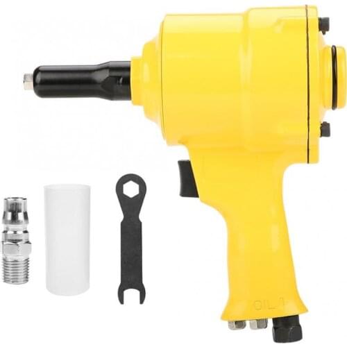 KP-705P Pneumatic Riveter Pistol Grip Rivet Gun Air Powered Riveting Tool 2.4/3.2/4.0/4.8mm