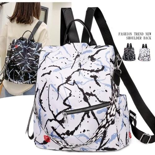 Luxury brand Backpack Women Oxford Cloth Shoulder Bag School Bags for Teenage Girls Light Ladies Travel Backpack mochila feminin