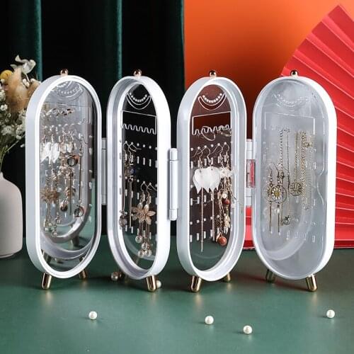 Foldable jewelry storage box