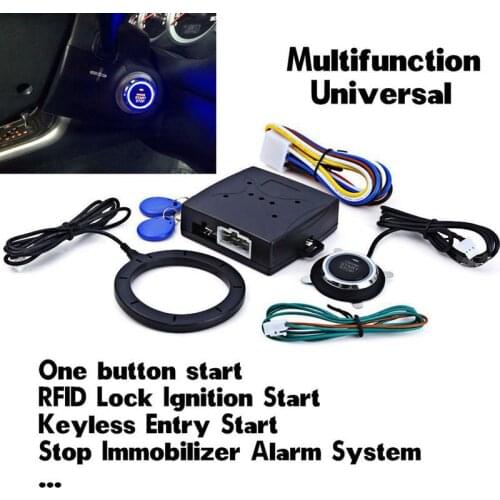 Universal car engine start system RFID smart start system keyless entry system