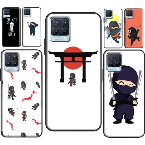 Japan samurai Ninja Warrior Funny For OnePlus 9 Pro 8 7T 8T Nord Case For OPPO Realme 8 Pro X2 6 7 Pro GT Neo C3 C21 Cover