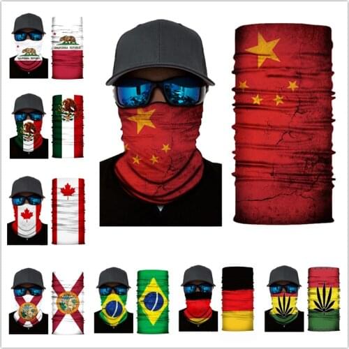 Hot sale Multifunctional Headband Neck Outdoor Sport Cycling Bandana Seamless Outdoor Cycling Scarf Mask Women Running buffe Ski