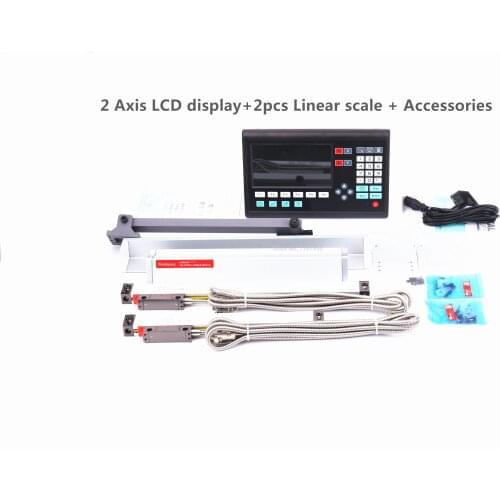 LCD digital readout 2 axis dro linear scale / slim linear encoder for milling lathe machine