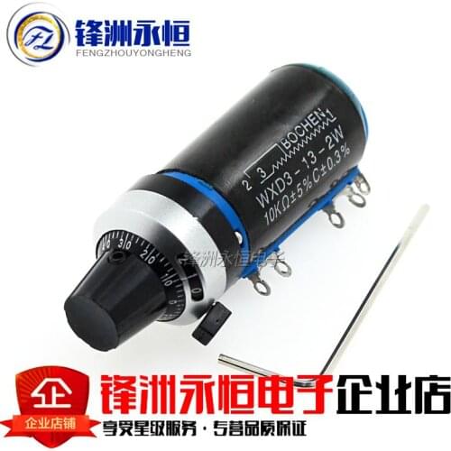 1 set potentiometer + knob WXD3-13-2W 1K 2.2K 3.3K 4.7K 5.6K 10K 22K 47K