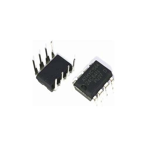 10pcs/lot New AT24C64N 24C64 24C64AN AT24C64 DIP-8 EEPROM memory IC In Stock