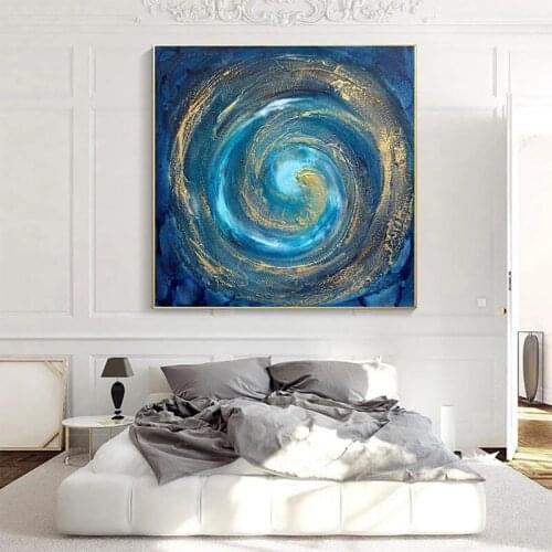 100% Handpainted Oil Painting Nordic Abstract Wall Art Picture Modern Canvas Paintings For Living Room Office Home Decorative