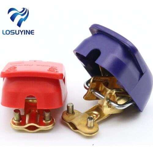 2pcs Universal 12/24V Battery Switch Quick Release Scap Battery Terminals Connectors Clamps for Boat / Truck / Car / Van