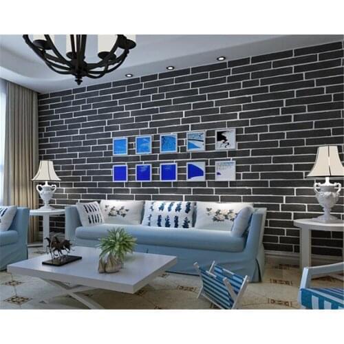 Beibehang Fashion simple white brick wall paper bedroom living room study room clothing store beauty salon hotel 3d wallpaper