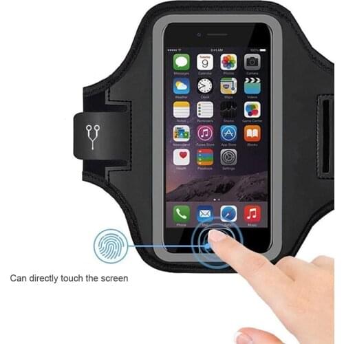 Outdoor Sports Running Arm Band Case for Running Phone Holder Bracelet for iPhone6/7/8plus/11/12 Gym Arm Hand Pouch On Galaxy