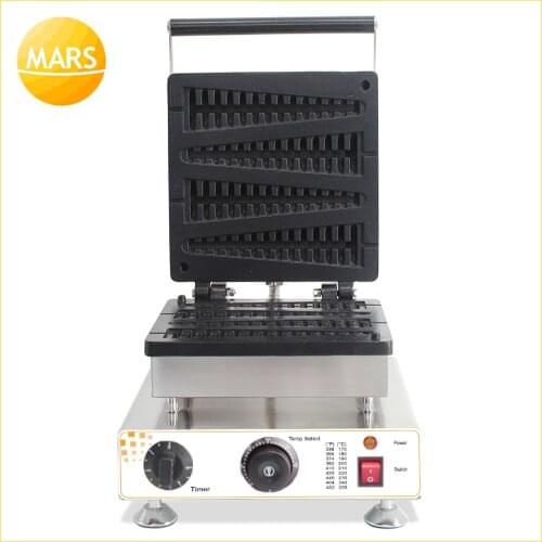 Electric Waffles Maker Breakfast Lolly Waffle Stick Making Machine Egg Cake Oven Pan 4pcs Lolly Stick Waffle Iron Plate