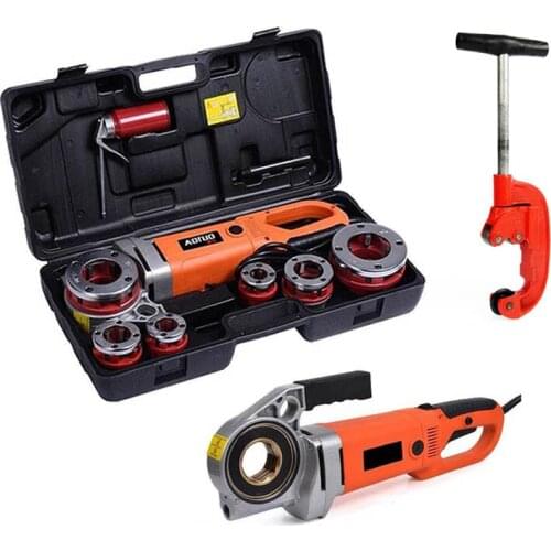 Electric Pipe Threader Portable Sleeve Machine 220V Galvanized Pipe Sleeve Machine Electric Threading Tools