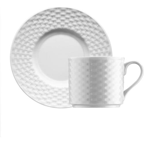 Kutahya Porcelain Po-lo 6 Person Coffee Cup Set Turkish Coffee Espresso Made in Turkey %100 Original