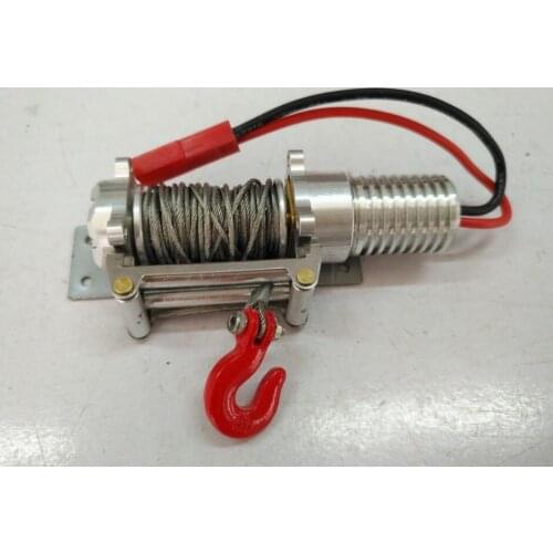 1:10 Crawler Metal Electric Winch For 4WD D90 Wrangler Jeep RC Racing Car DIY PARTS