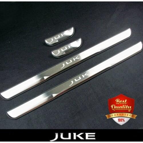 For Stainless Steel Door Sill Scuff Plate Fit for NISSAN JUKE 2010-2020