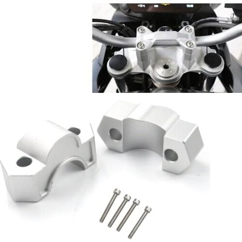 Aluminum Alloy Motorcycle Lifting Handlebar Risers Clamp Height up Adapter Mount For BMW F750GS F850GS Adventure 2018 2019