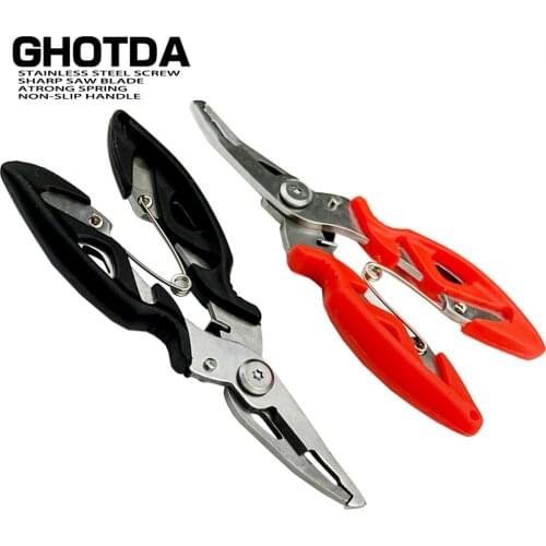 Fishing Plier Scissor Braid Line Lure Cutter Hook Remover Fishing Tackle Tool Cutting Fish Use Tongs Multifunction Scissors