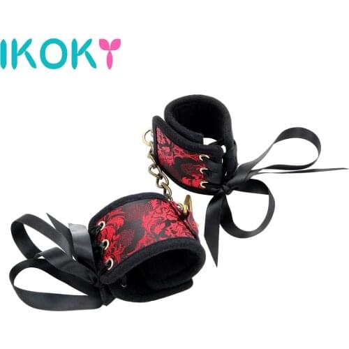 IKOKY Adult Games Lovers Bundling Games SM Bundling Sex Toys For Woman Chastity Sexual Handcuffs