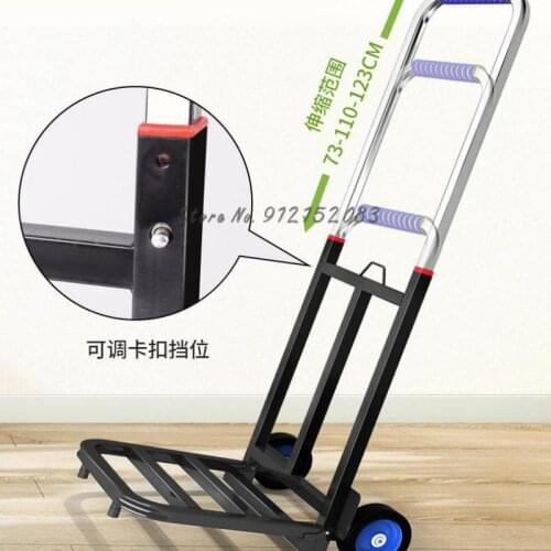 Folding Luggage Car Heavy King Hand Trolley Handling Shopping Trailer Portable Trolley Trolley Small Trolley Trolley