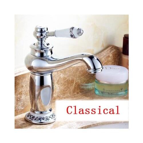 Retro bathroom sink basin faucet, Magic Lamp style water tap vintage,Antique copper toilet wash basin faucet mixer,Free Shipping