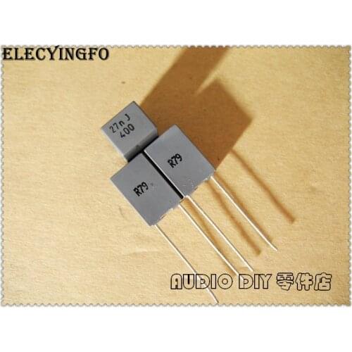 10PCS/50PCS AV R79 0.027uF 400V 400V0.027uF 5% 27nF 400V27nF 273 400V273 copper foot MKP film capacitor