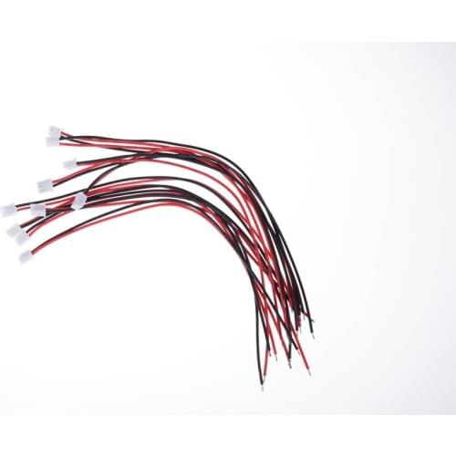 New 10 Pcs/lot 2.54mm XH2.54 2 Pin Connector Plug Wire Cable 20cm Length