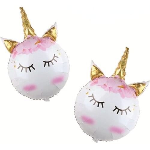 50pcs Cartoon Cute Aluminum Balloons Childrens Birthday Party Decoration Toys Cartoon Balloon Party Decoration