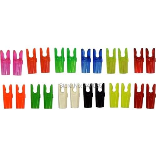 50 pcs/lot Plastic S Pin Nock Arrow Shaft Accessories Outdoor Hunting Shooting Archery Bow Parts