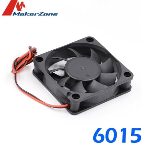 6015 DC 12V 24V Cooling Fan Brushless 60x60x15mm Cooler Plastic Fan for Reprap 3D Printer Parts