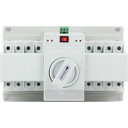 4P 63A MCB Type Dual Power ATS Automatic Transfer Switch
