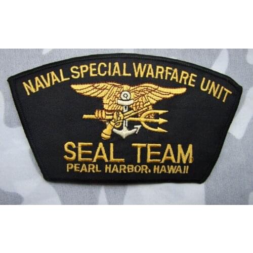 TACTICS US NAVAL SPECIAL WARFARE UNIT SEAL TEAM PEARL HARBOR HAWAII PATCH - World military Store