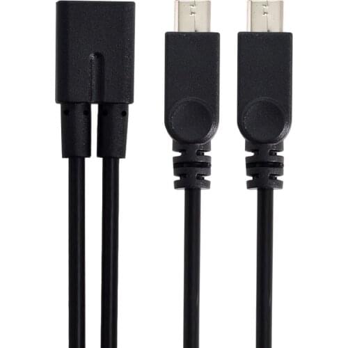 ChenyangCY Micro USB Female to 2 Micro USB Male Splitter extension charge cable for Galaxy S5 i9600 S4 I9500 Note2 N7100 S3 I930