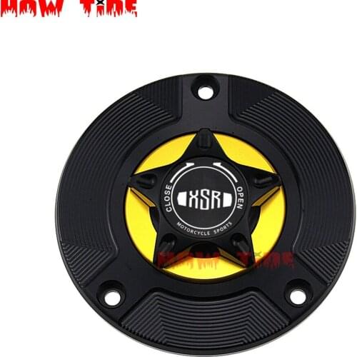 CNC Aluminum Keyless Motorcycle Accessories Fuel Gas Tank Cap Cover for YAMAHA XSR900 XSR700 XSR300 XSR250 2016 2017 2018