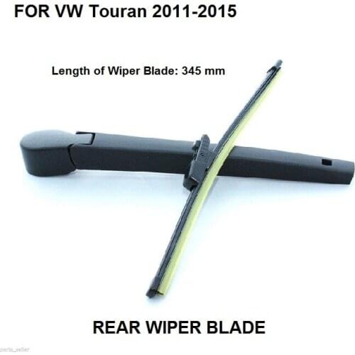 FOR VW Volkswagen Touran Rear Windshield Window Wiper Arm + Blade Set New 2011-2015