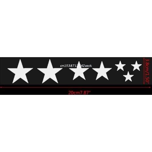 Mountain Bike Reflective Stickers Frame Wheel Rim Sticker Fluorescent Stars Bicycle Reflector Decal Accessories Dropship