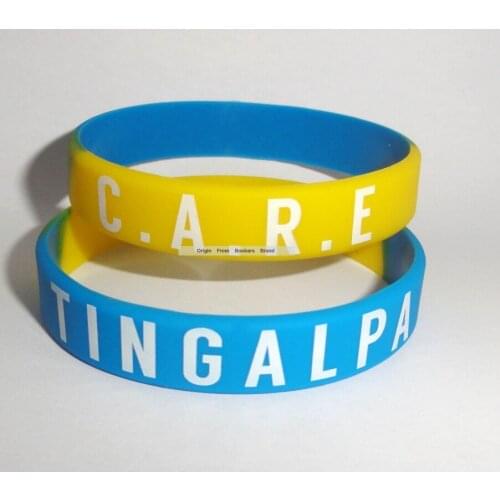 Custom Person Silk Screen Print Wristbands Any Design Available Makes You Beautiful Silicone Wristband With Your Own Style