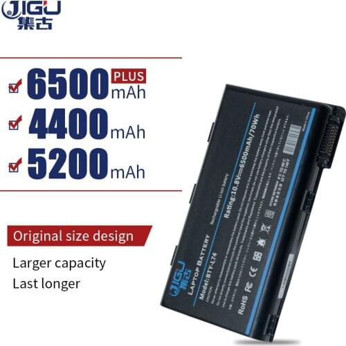 JIGU Battery 6-Cells BTY-L74 BTY-L75 For MSI A5000 A6000 CR500 CR600 CR620 A6200 CR700 CX600 CX700 CX500